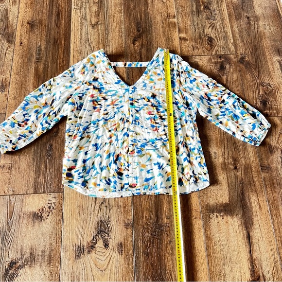 Liverpool Los Angeles Women’s 3/4 Sleeve Blouse Multicolor Size Large - Picture 6 of 14